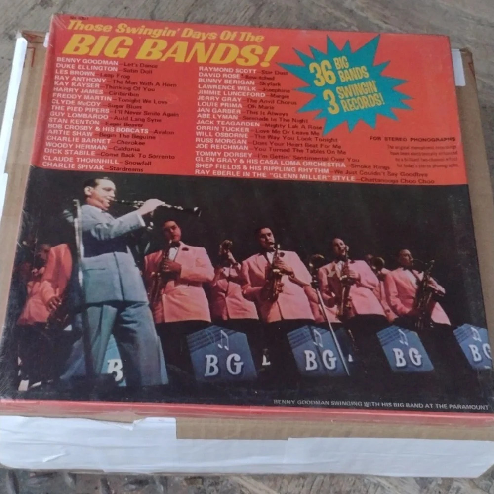 3 Record Big Bands for Stereo Phonographs
